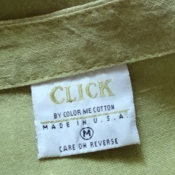 Lagenlook Click by Color Me Cotton Linen Top - Picture 7 of 7